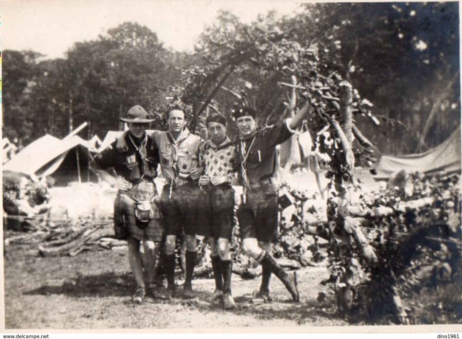PHOTO 425 - 1929 - SCOUTISME - Photo Originale 18 X 13 - Rassemblement De Troupes De Scouts E.D.F à BIRKENHEAD - Lieux