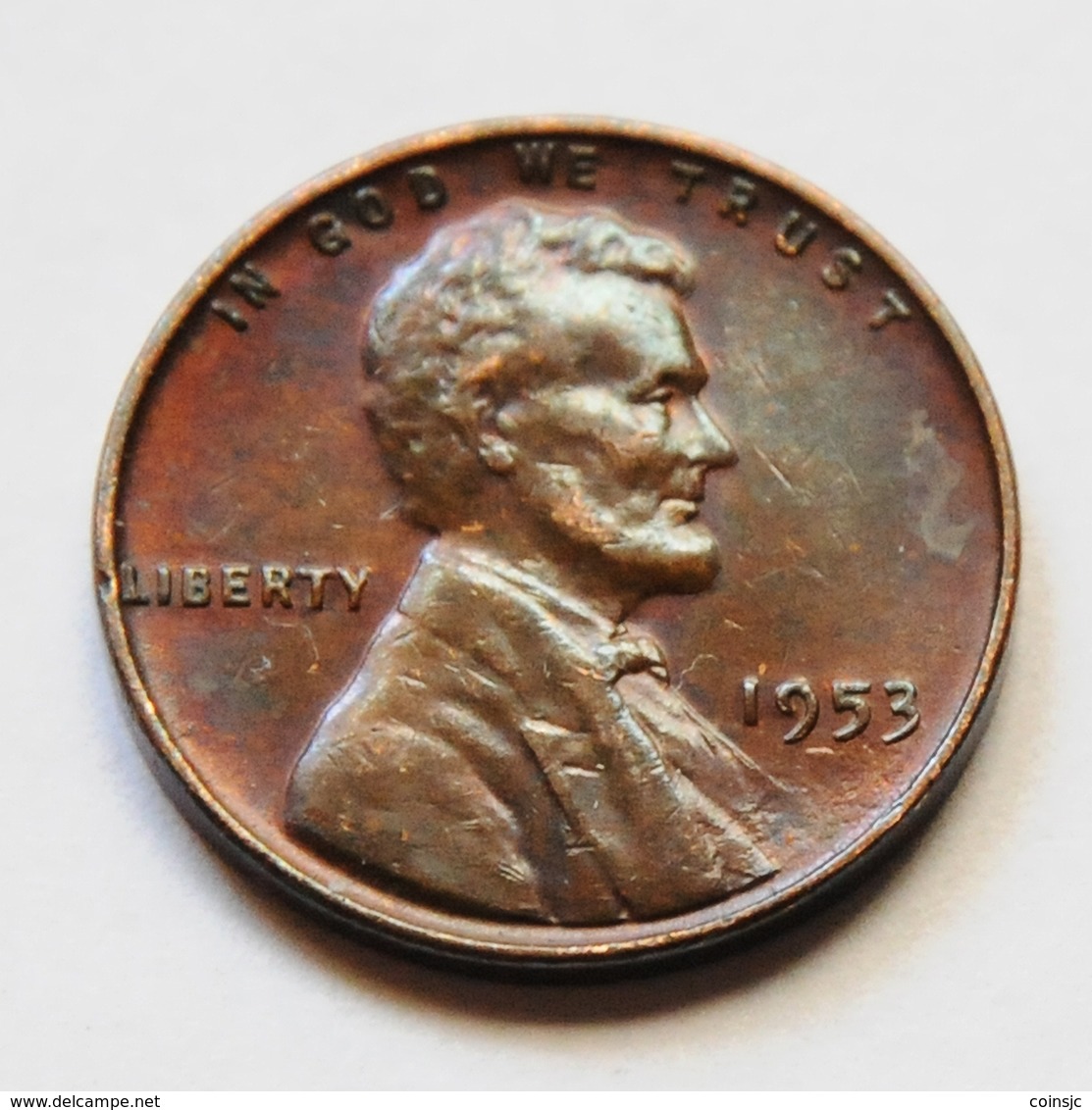 US - 1 Cent - 1953 - 1909-1958: Lincoln, Wheat Ears Reverse