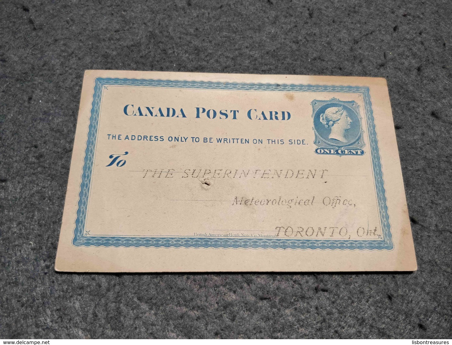 CANADA STATIONERY CARD CIRCULATED 1882 - 1860-1899 Regering Van Victoria