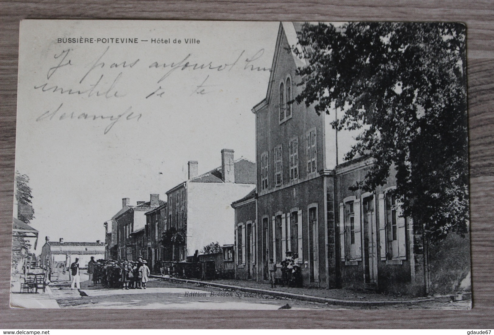 BUSSIERE POITEVINE (87) - HOTEL DE VILLE - Bussiere Poitevine