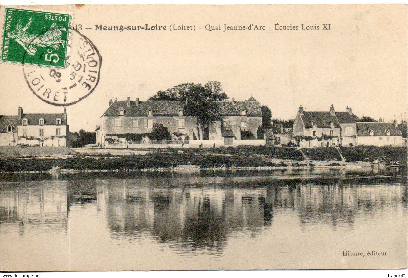 45. Meung Sur Loire. Quai Jeanne D'arc. écuries Louis XI - Autres & Non Classés