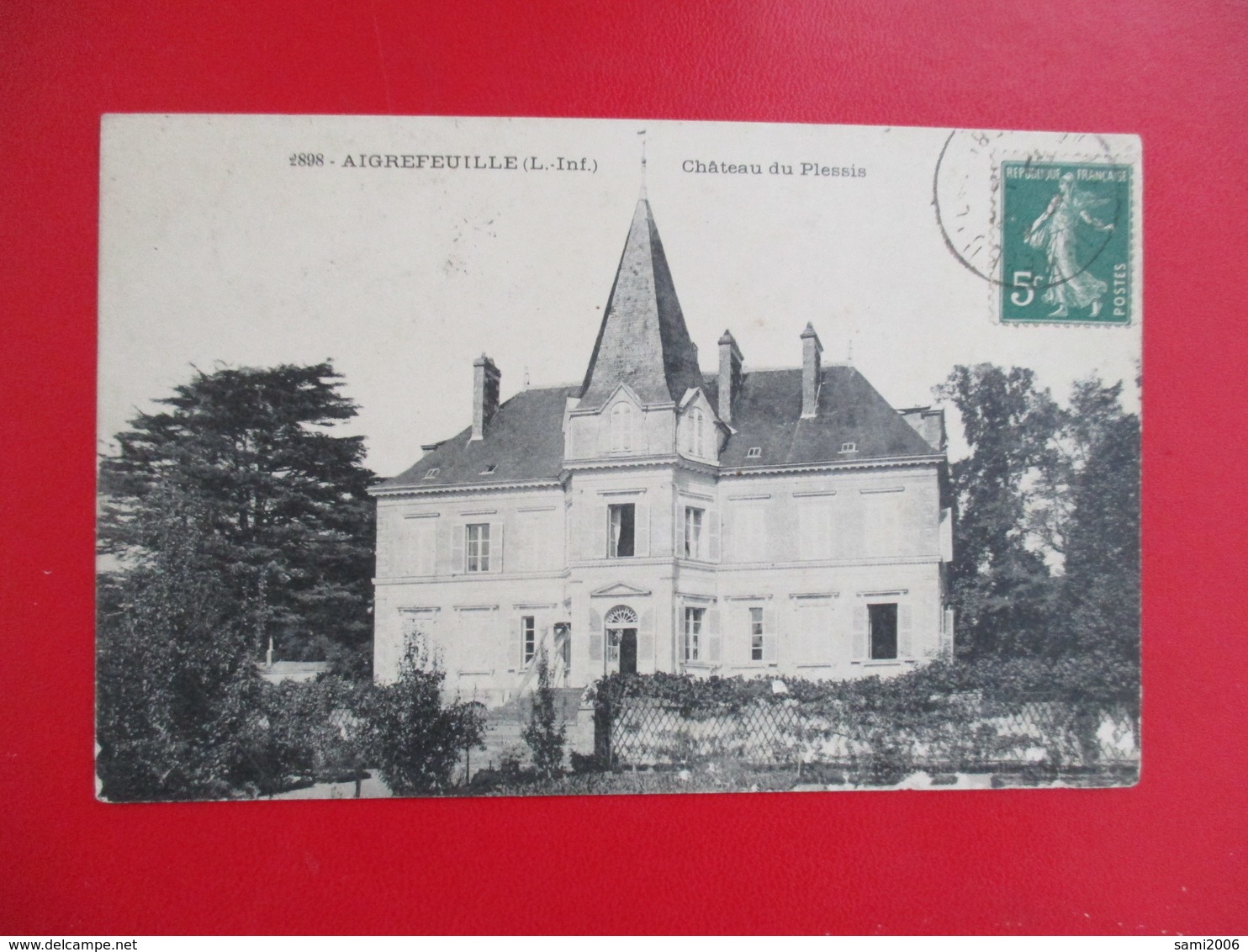 CPA 44 AIGREFEUILLE CHATEAU DU PLESSIS - Aigrefeuille-sur-Maine