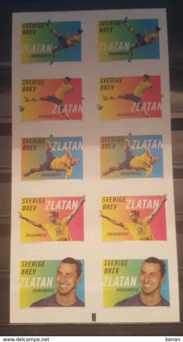 Sweden,  2014, Zlatan Ibrahimovic,Booklet (MNH) - Ungebraucht