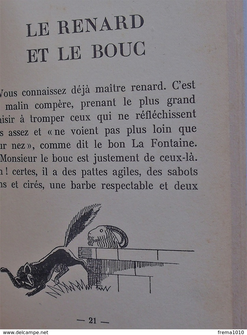 EN CHEMINANT AVEC LA FONTAINE (DUBUS): Livrets Anciens N°1 Et N°2 - Illustré Par THEUREAU - Editions SUDEL - 18+ Years Old