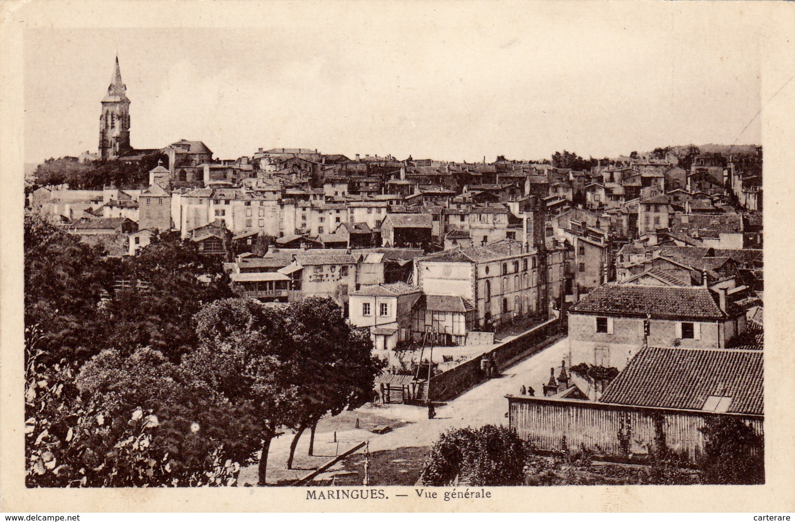 Cpa,puy De Dome,MARINGUES, En 1939,vue  Ville,coeur La Limagne,prés  Joze,limons,luzillat,église Moine Chaise Dieu,63 - Maringues