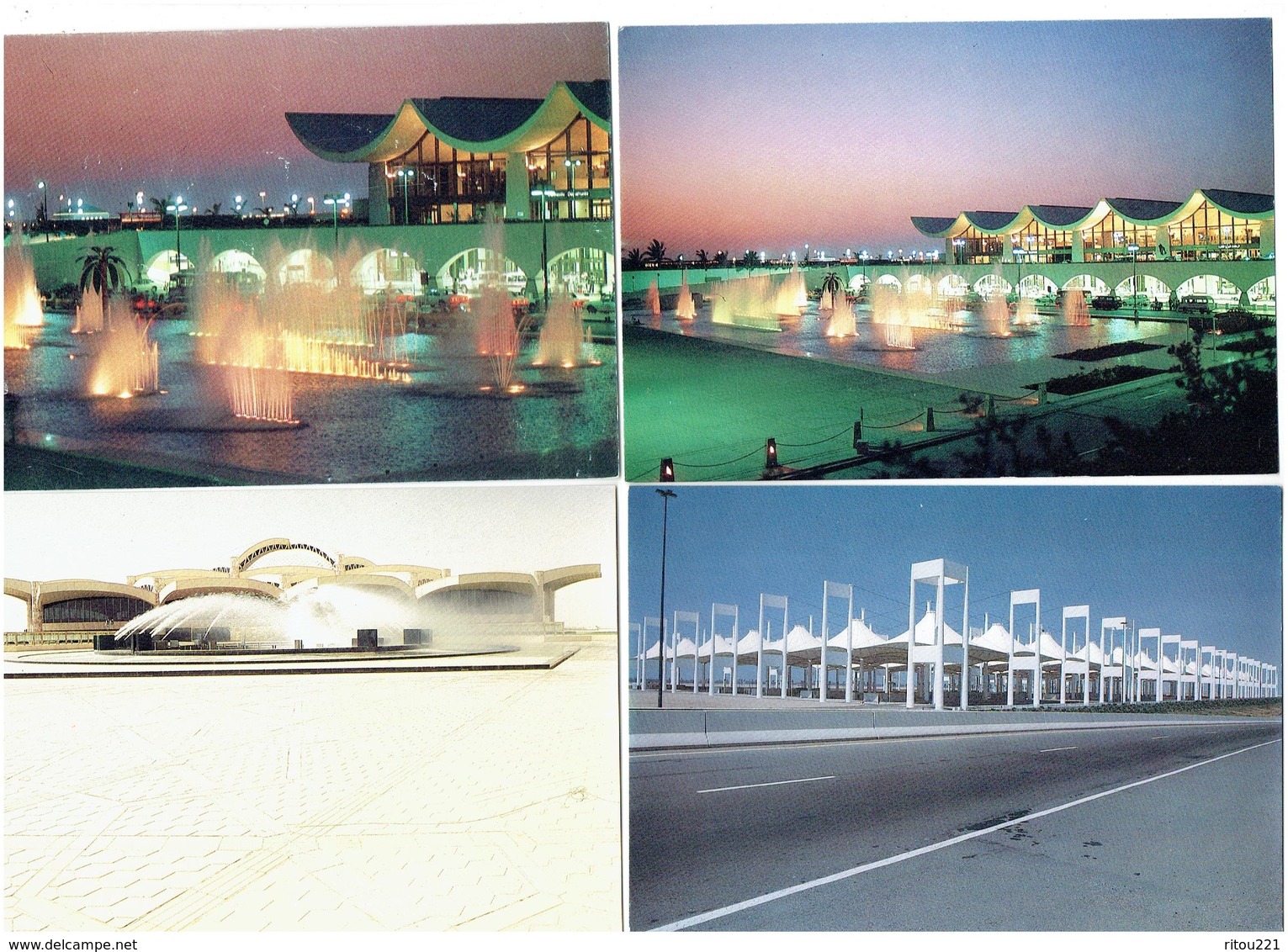 Lot 5 Cpm - Saudi Arabia Picture Postcard - International Airport In Riyadh - - Arabie Saoudite