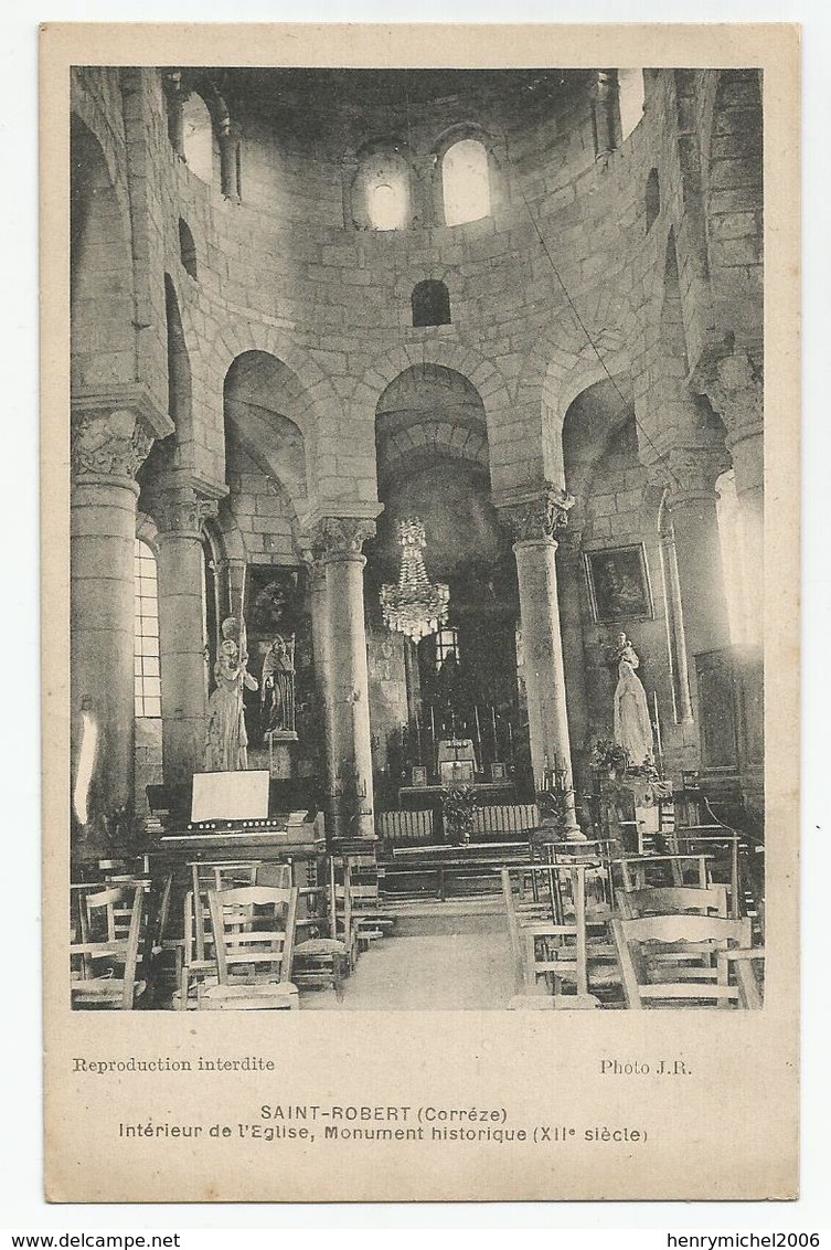 19 Corrèze - Saint Robert Intérieur De L'église - Sonstige & Ohne Zuordnung