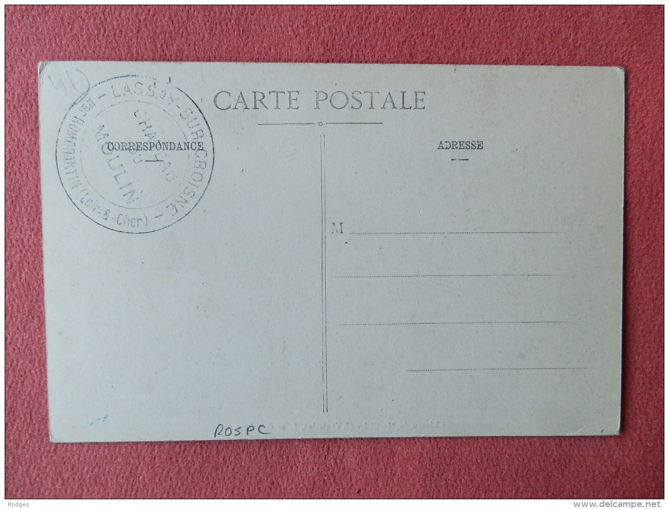 Dep 41 , Cpa  Chateau Du MOULIN , Coté Sud (219) - Autres & Non Classés