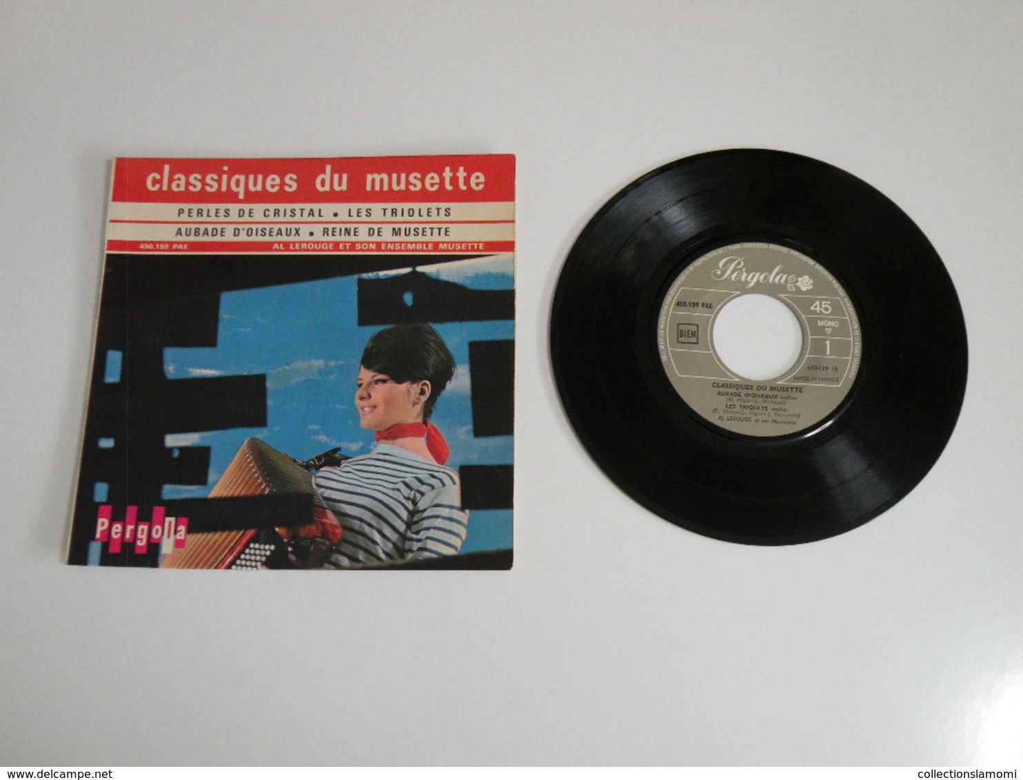 Classiques Du Musette, Aubade D'oiseaux / Reine De Musette (Vinyle 45 T - 4 Titres 196!!) - Strumentali