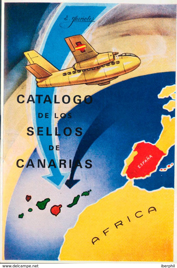 38 1968. CATALOGO DE LOS SELLOS PARA EL CORREO AEREO EMITIDOS EN LAS ISLAS CANARIAS (1936-1938). E.Aurioles. Separata Nº - Autres & Non Classés