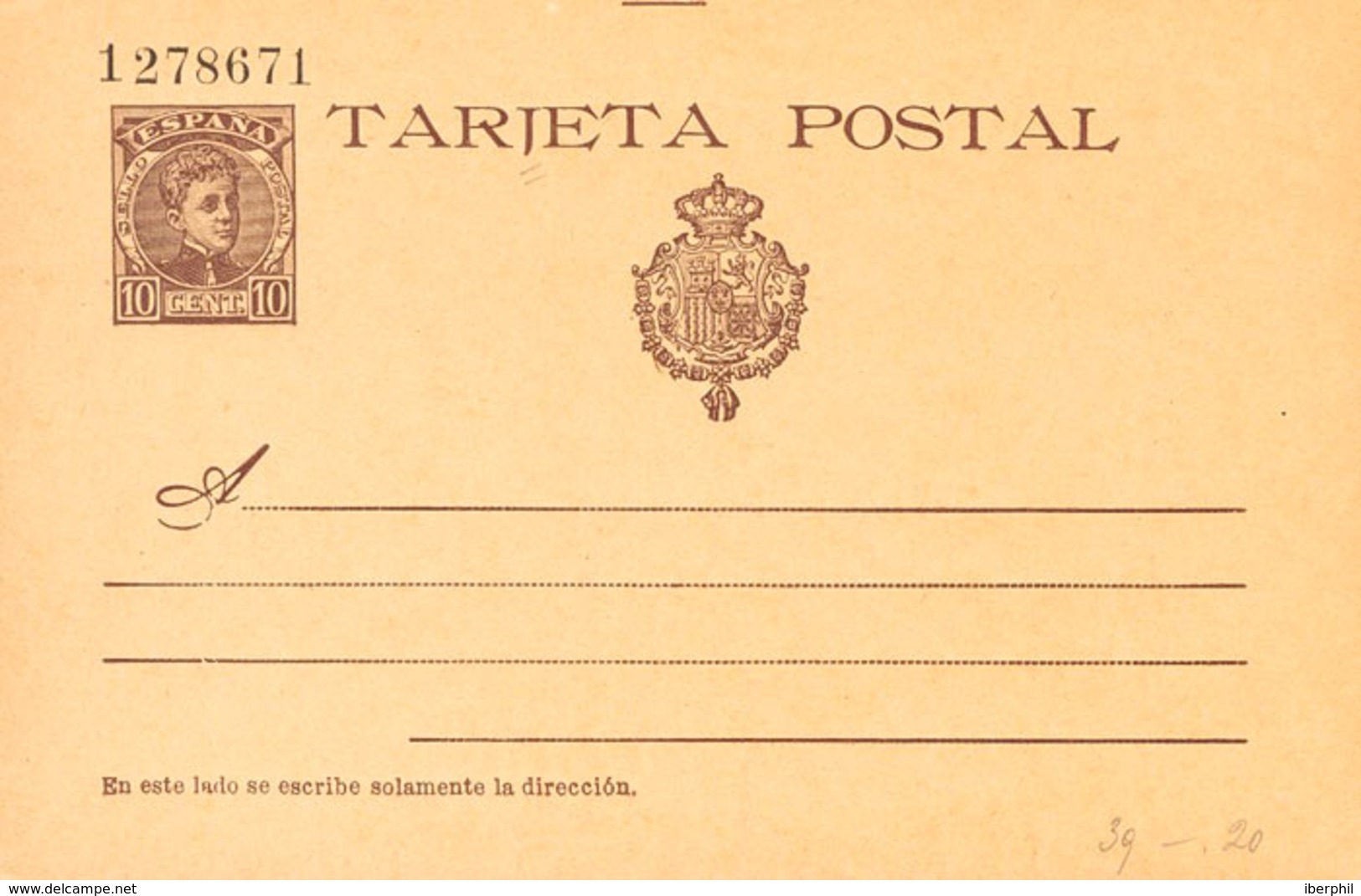 869 1901. (*) EP37, EP37A. Conjunto Del 10 Cts Castaño Sobre Dos Tarjetas Entero Postales, Sobre Diferentes Papeles (ant - Other & Unclassified