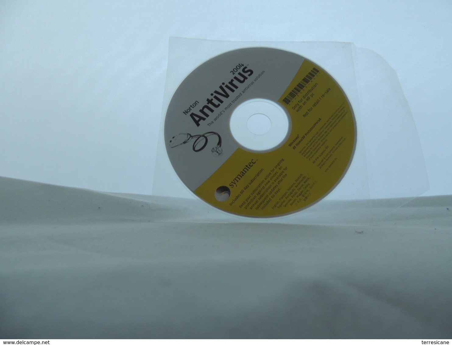 CD NORTON ANTIVIRUS 2003 SYMANTEC - CD