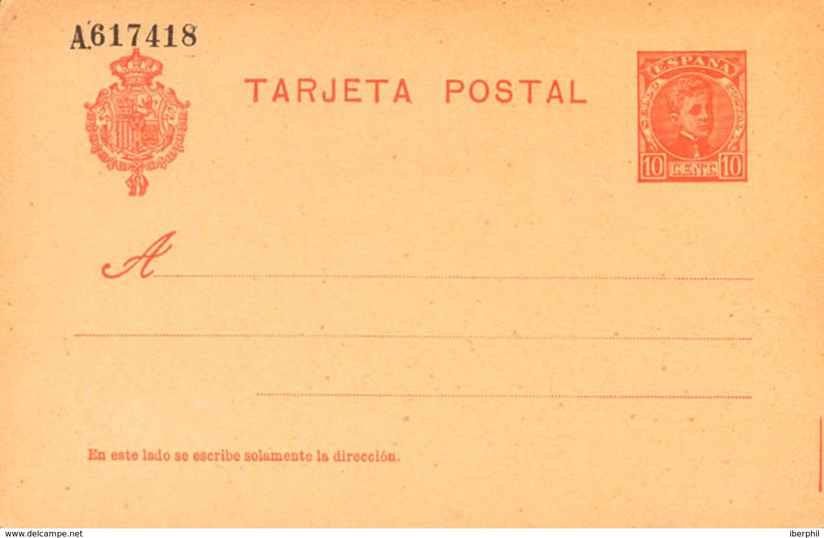 883 1904. (*) EP45. 10 Cts Rojo Sobre Tarjeta Entero Postal. MAGNIFICA. Edifil 2018: 129? - Other & Unclassified