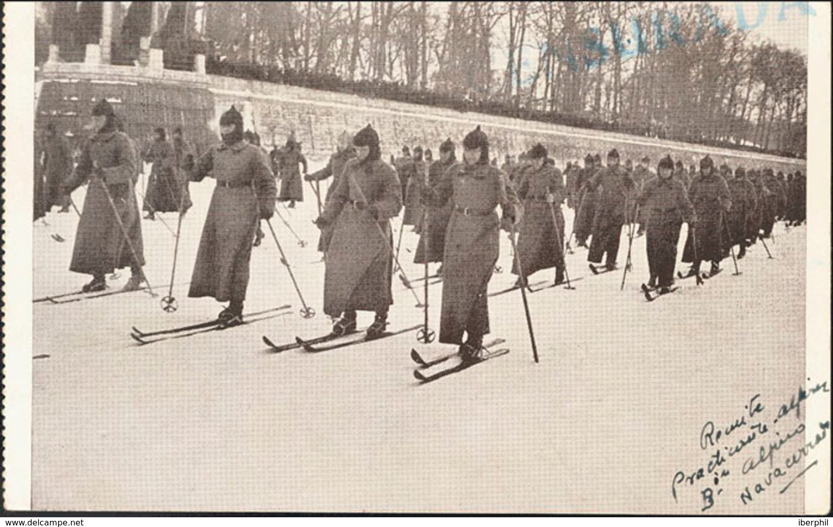 999 1937. Tarjeta Postal De Los Amigos De La Unión Soviética Nº7 (Ejército Rojo 1º De Mayo). NAVACERRADA A MADRID. MAGNI - Other & Unclassified