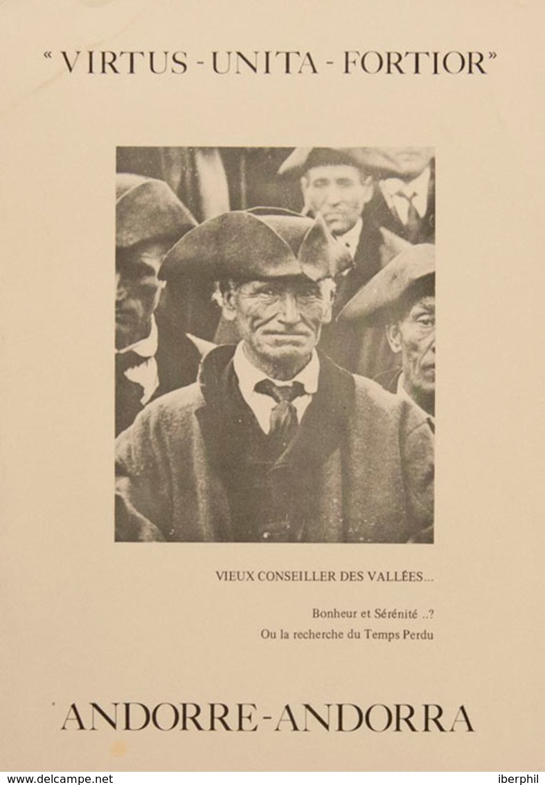 1138 1977. CATALOGUE EMISSIONS POSTALES DES VALLES D'ANDORRE BUREAUX FRANCAIS ET AGENCES ESPAGNOLES. Pual Battesti. Mars - Otros & Sin Clasificación
