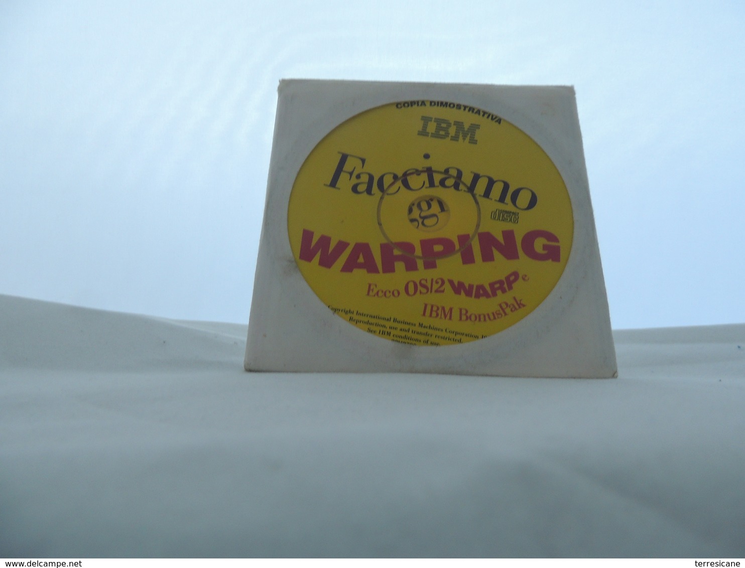 CD IBM FACCIAMO WARPING OS/2 WARP IBM BONUSPAK - CD