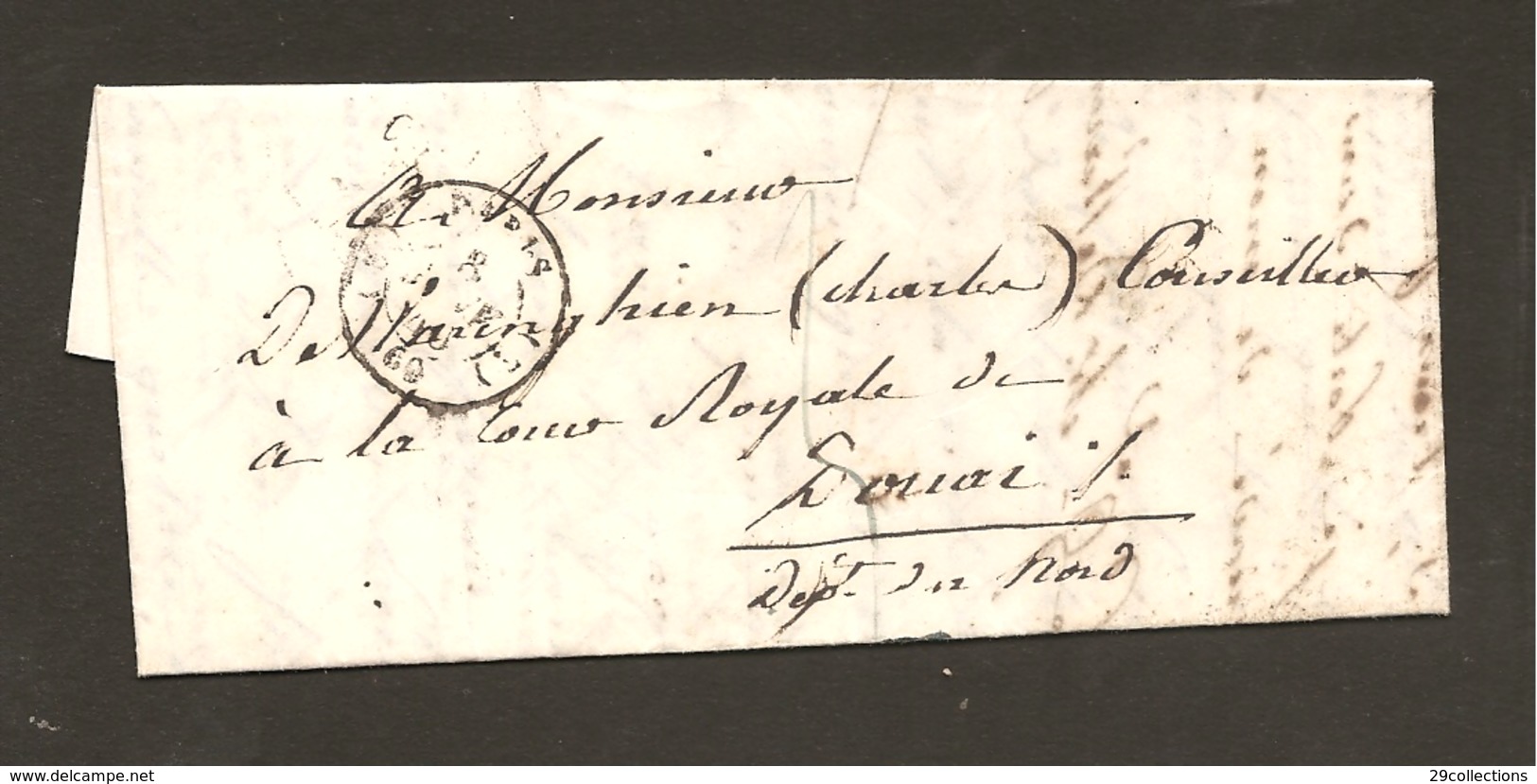 Lettre 1840 Signée Baron DE WARENGHIEN (1771-1854) Général Commissaire Des Guerres - Other & Unclassified