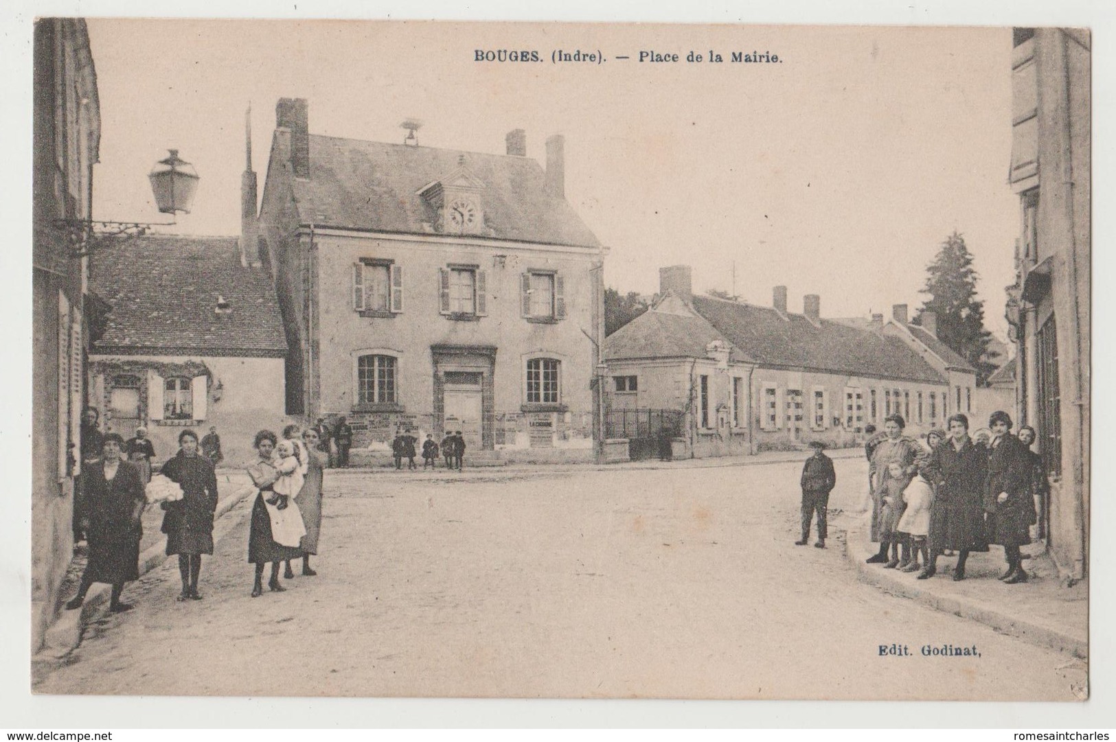 CPA 36 BOUGES Place De La Mairie - Autres & Non Classés