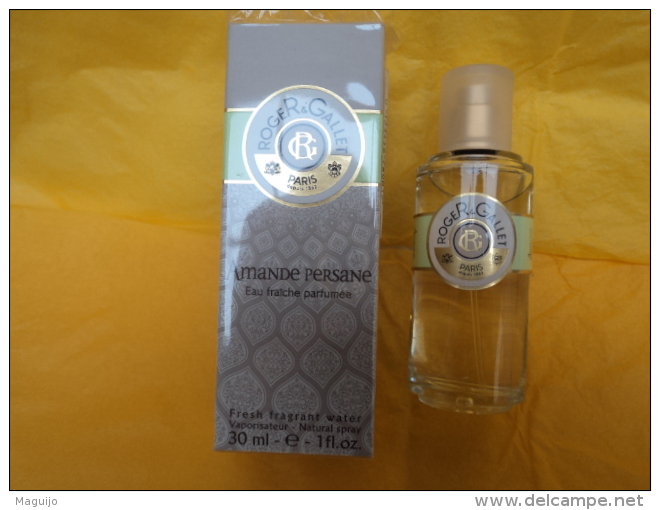 ROGER &amp; GALLET" AMANDE PERSANE " VAPO 30 ML  EAU FRAICHE PARFUMEE  NEUF  LIRE ET VOIR !! - Miniatures Femmes (avec Boite)