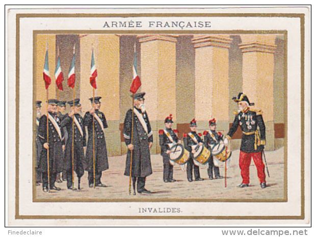 Chromo - Chicorée A La Belle Jardinière, C. Beriot - Armée Française - Invalides - Thé & Café