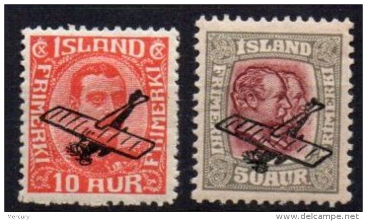 ISLANDE - Série Complète PA De 1928/9 TB - Poste Aérienne