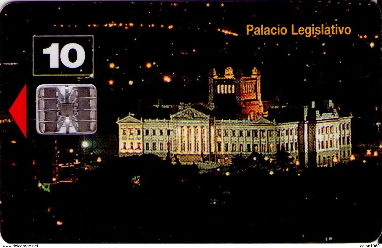 URUGUAY. 11a. PALACIO LEGISLATIVO. 05-1998. (282) - Uruguay