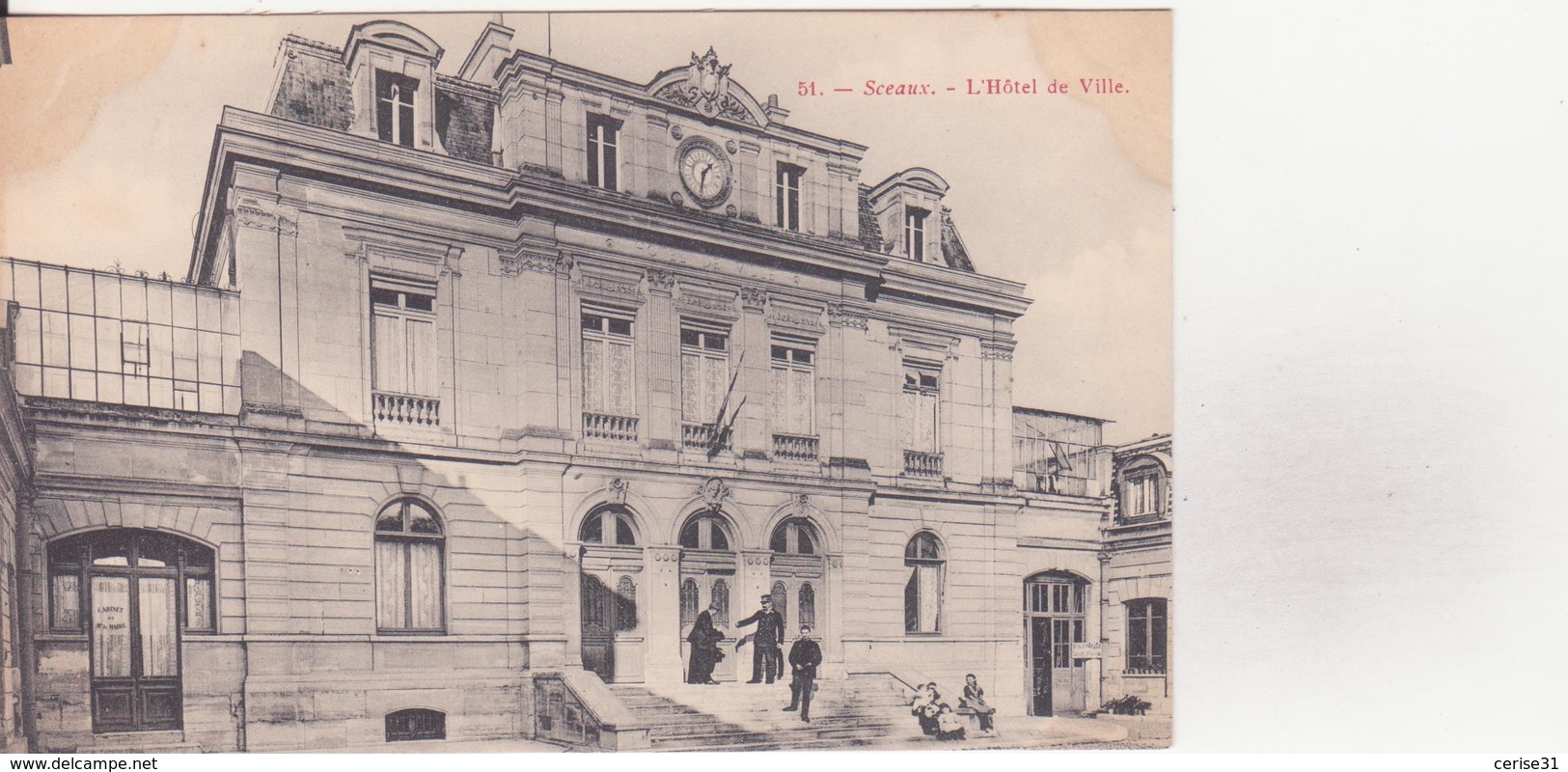 CPA -  51. SCEAUX - L'hôtel De Ville - Sceaux