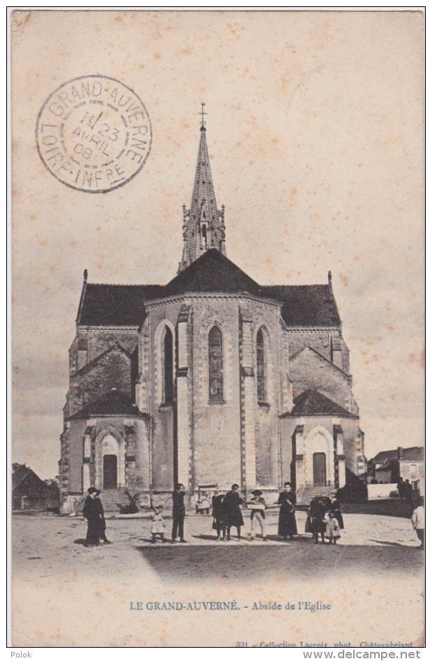 Bp - Cpa LE GRAND AUVERNE - Abside De L'Eglise - Autres & Non Classés