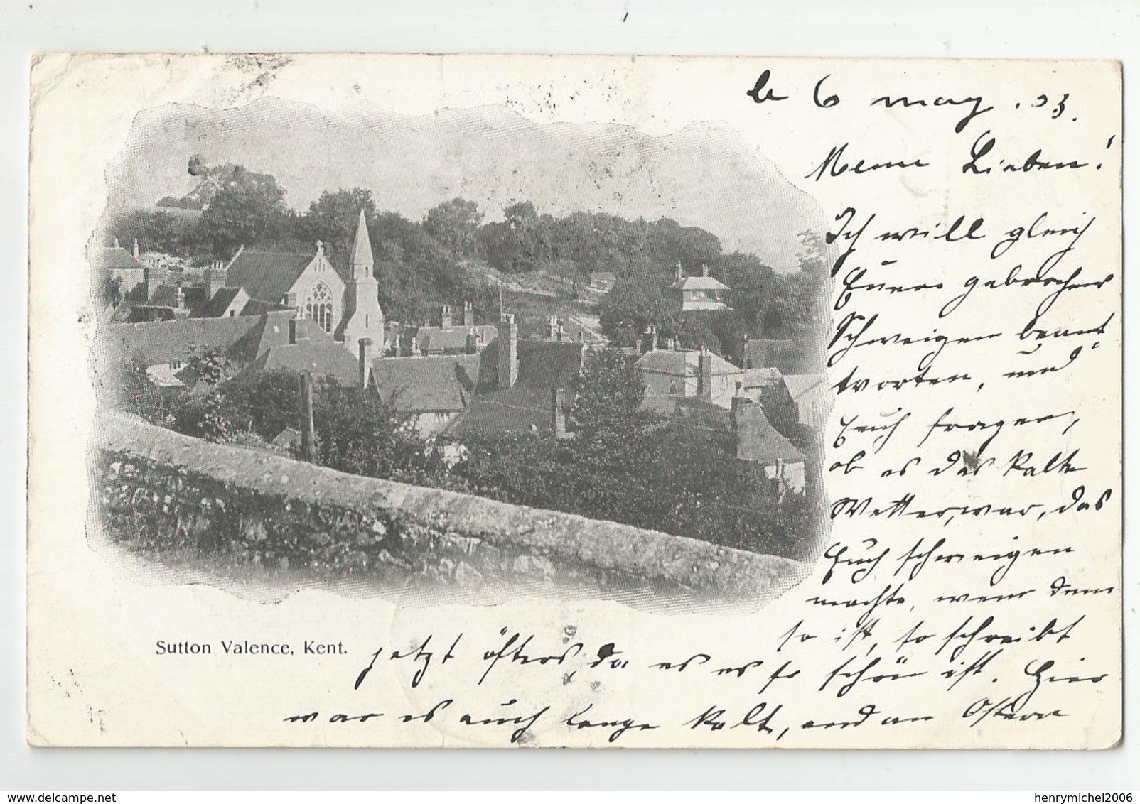 Angleterre Kent Dutton Valence Cachet Maidstone 1903 2scans - Other & Unclassified