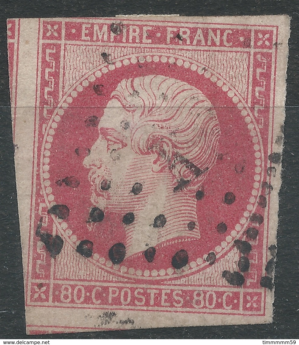 Lot N°42709  N°17B, Oblit Losange K De PARIS - 1853-1860 Napoléon III