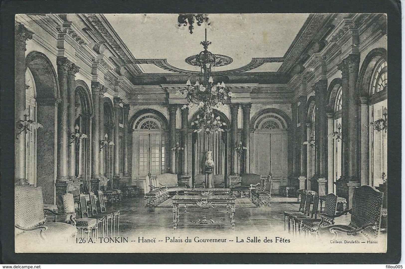 VIET- NAM...TONKIN.. HANOî....PALAIS DU GOUVERNEUR. SALLE DES FÊTES....C2697 - Vietnam