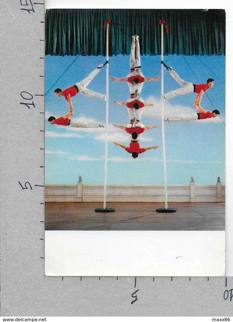 CARTOLINA NV CINA - ACROBATICS ON POLES - Acrobaties A La Perche - 10 X 15 - China