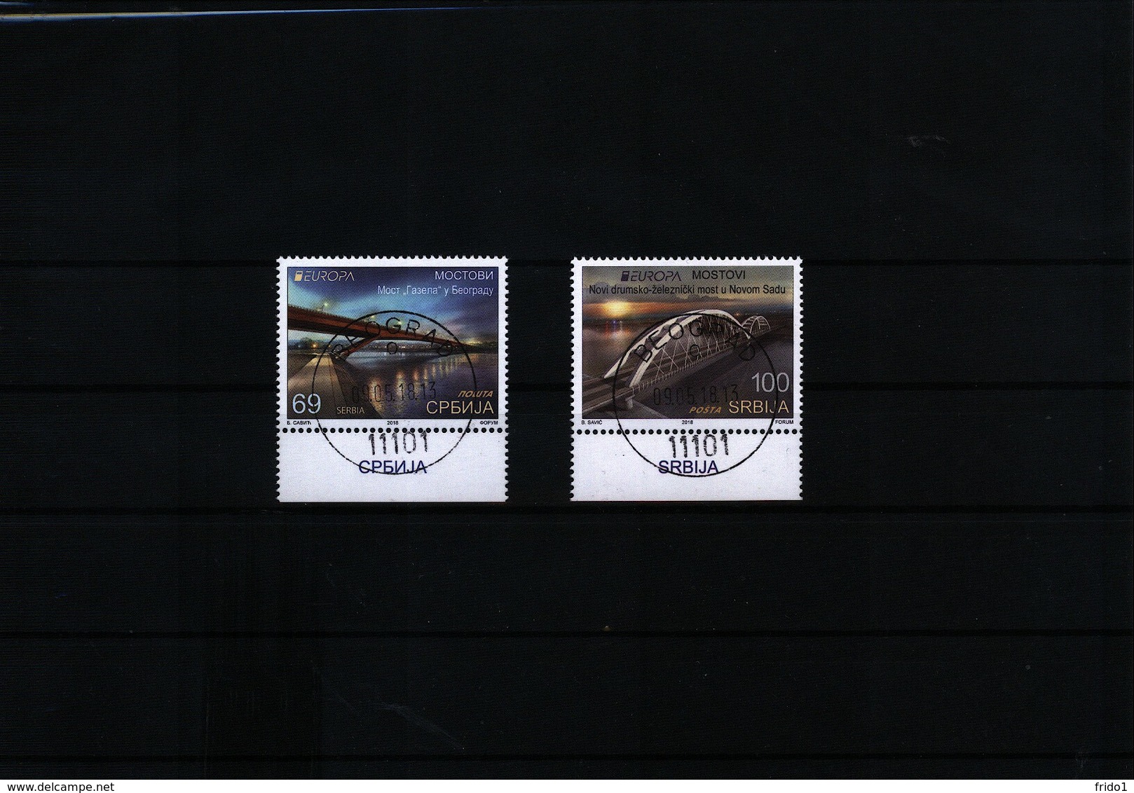 Jugoslawien / Yugoslavia 2018 Europa Cept Set Sauber Gestempelt / Fine Used - 2018