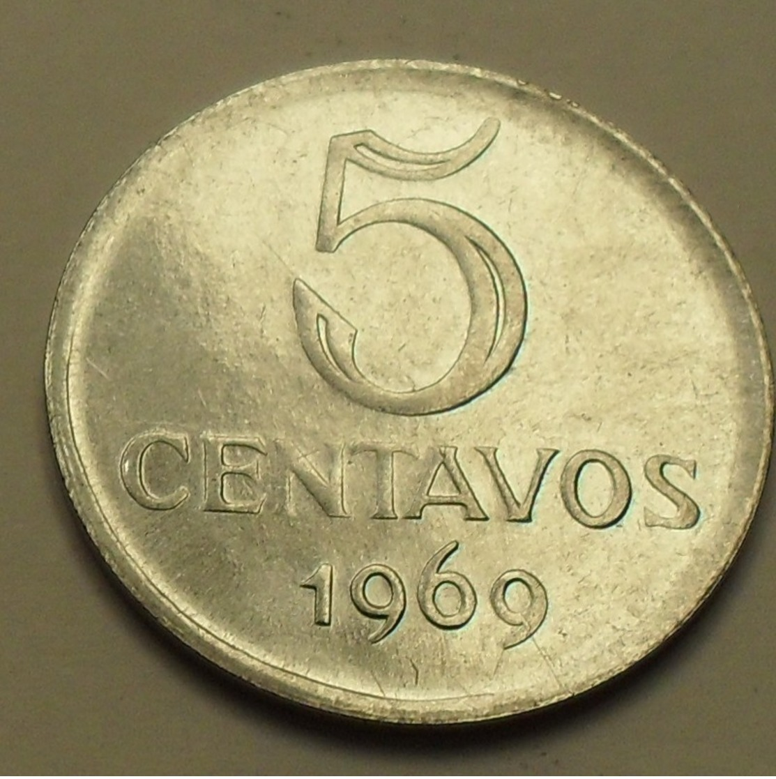 1969 - Brésil - Brazil - 5 CENTAVOS - KM 577.2 - Brasilien