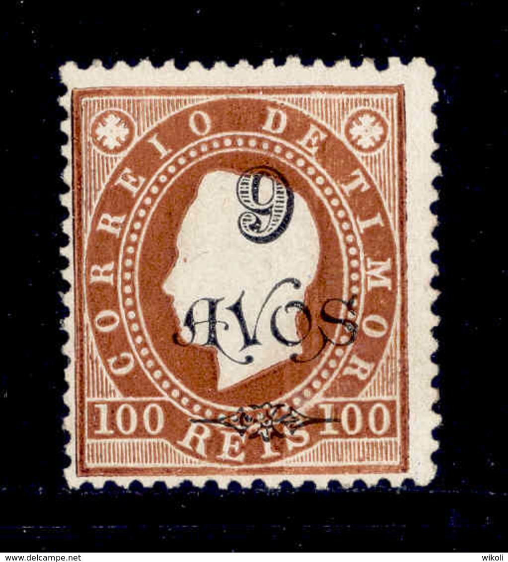 ! ! Timor - 1902 D. Luis OVP 9 A - Af. 81 - NGAI - Timor