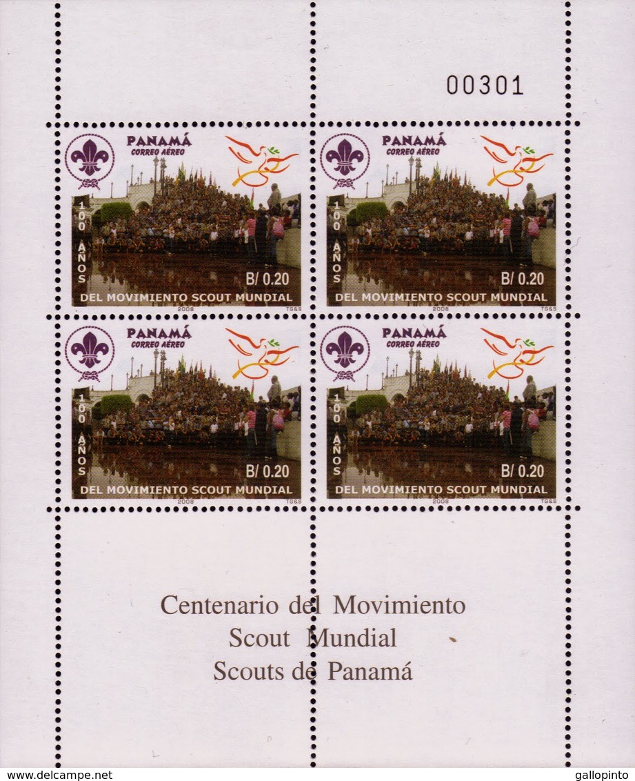 PANAMA 100 YEARS WORLD SCOUTS MOVEMENT Sc C472 MNH 2010 - Ungebraucht