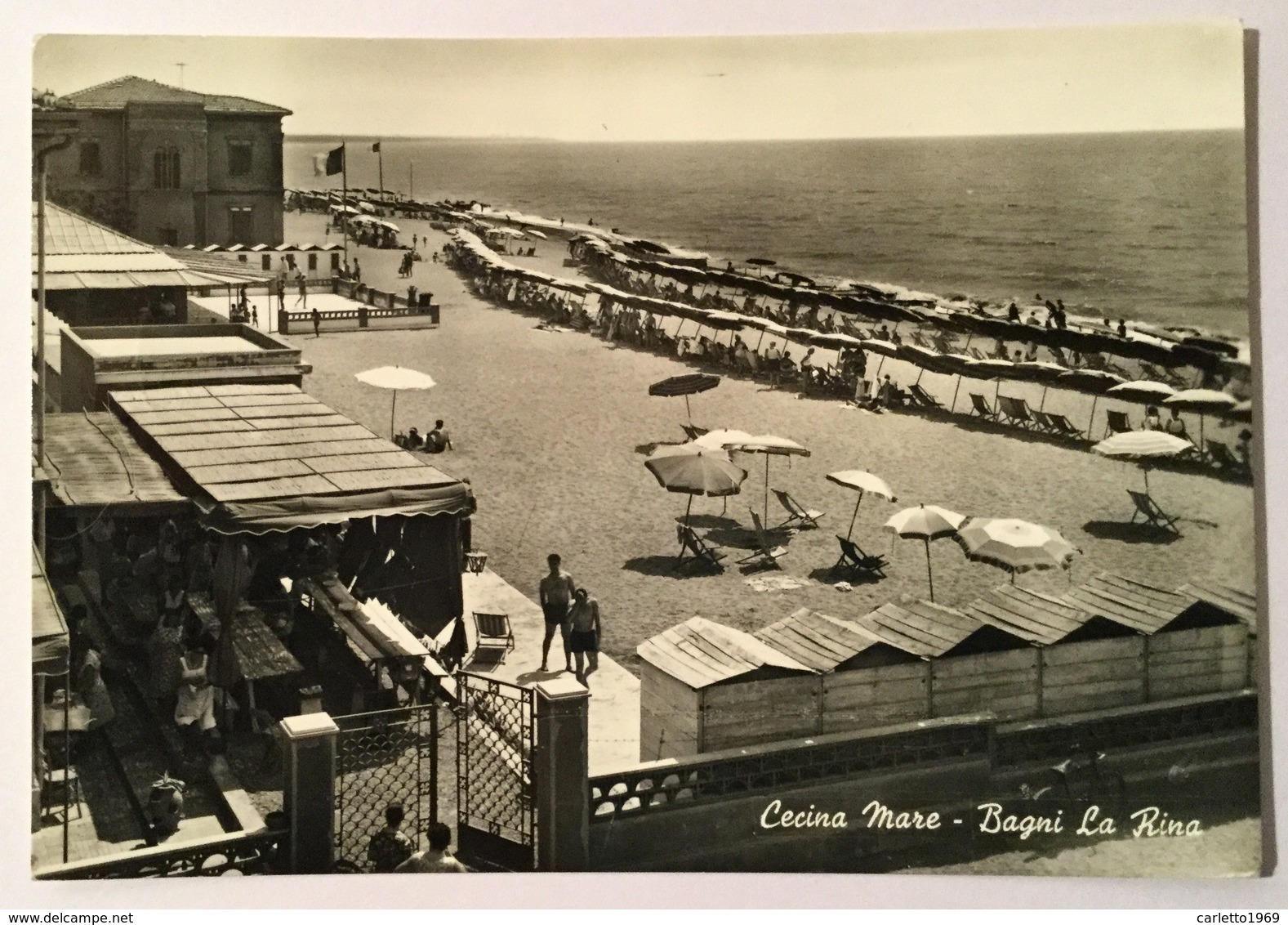 CECINA MARE BAGNI LA RINA  VIAGGIATA FG - Livorno