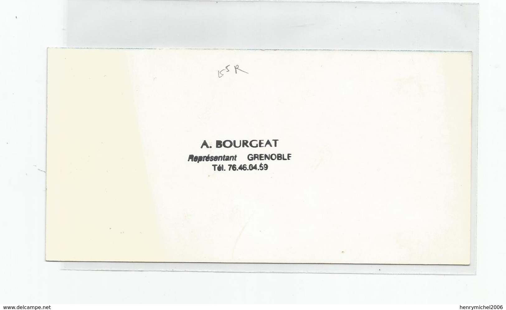 94  Chennevières Sur Marne éditeur Erpé De Carte Postale 7 Rue Gay Lussac Cachet Dos Représentant Grenoble 7,5x15 Cm - Chennevieres Sur Marne