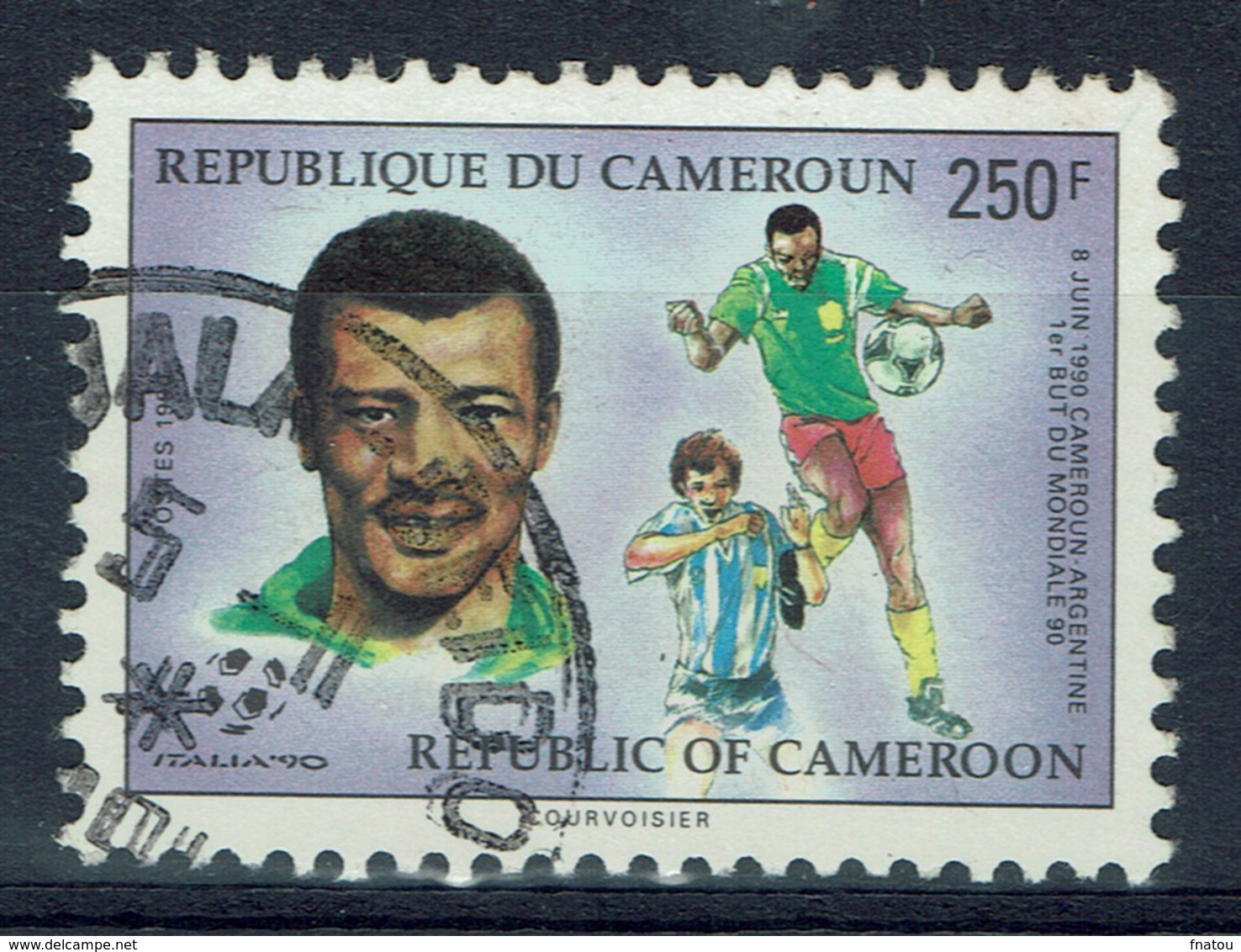 Cameroon, Football, Soccer, World Cup In Italia, 1990, VFU - Cameroon (1960-...)