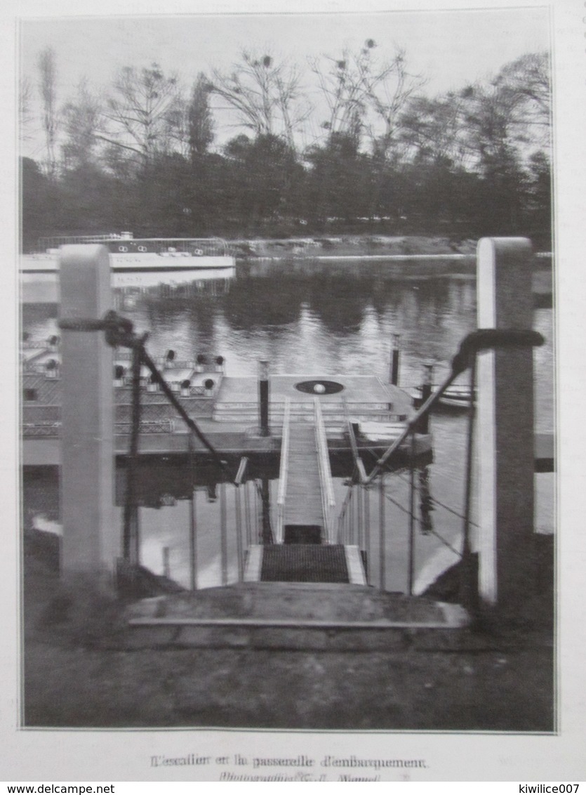 1931 Le Yacht Club De PARIS Club De Voile  Près De L Ile De Puteaux Volier Yachting - Ohne Zuordnung