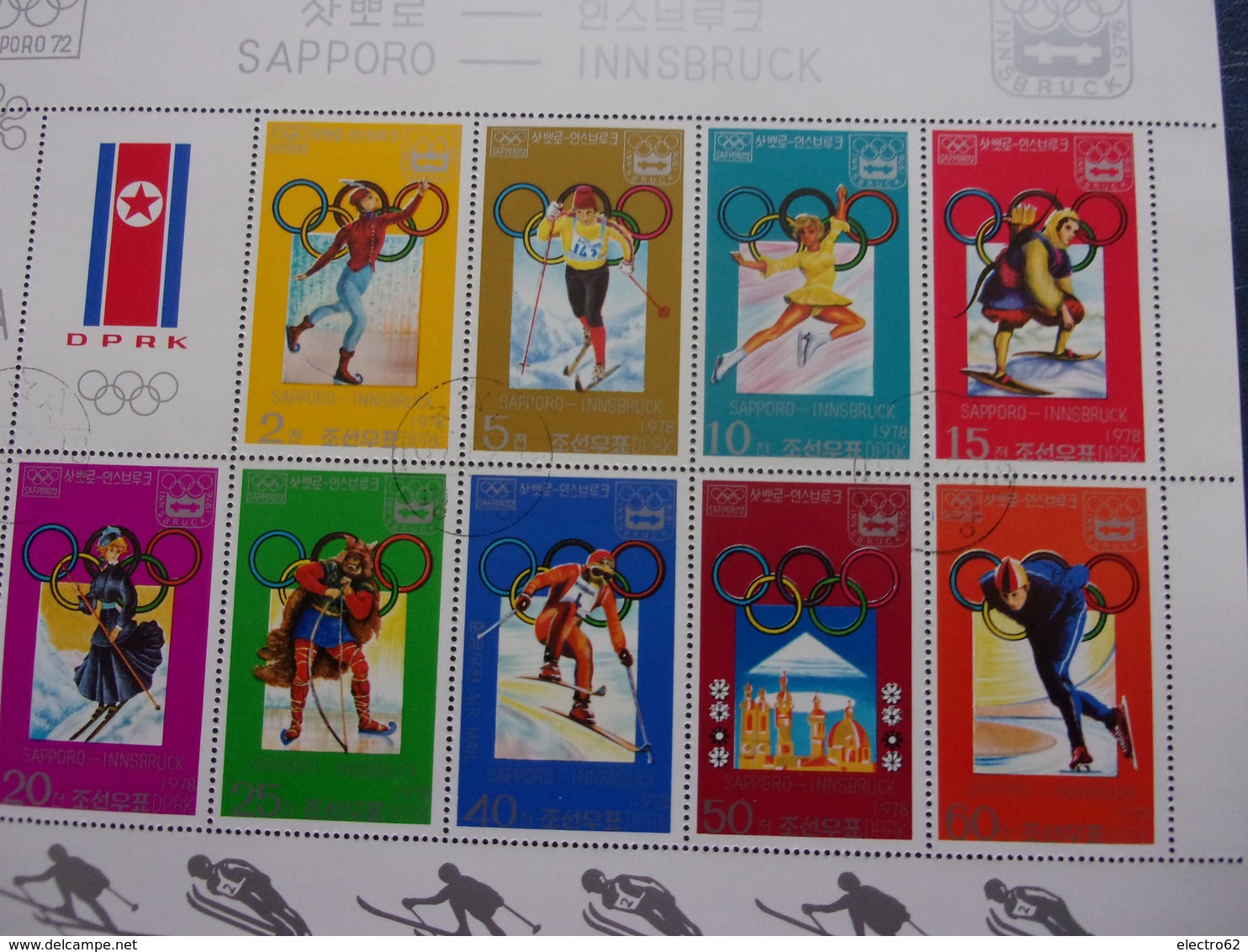 Corée Du NORD JO 72 SAPPORO INNSBRUCK  1978 Patinage Ski - Winter 1972: Sapporo