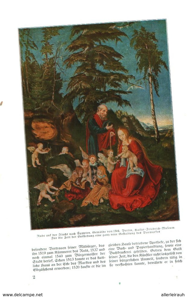 Meister Lukas (Cranach) , Der Maler / Artikel, Entnommen Aus Zeitschrift /1936 - Paketten