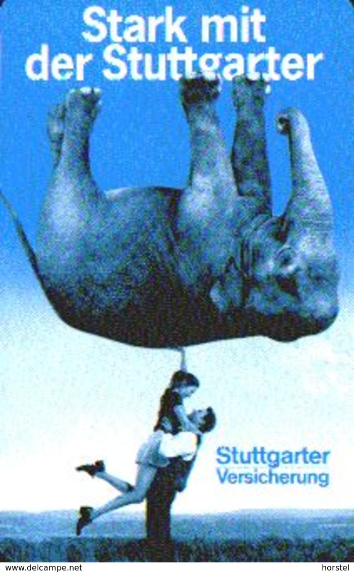 GERMANY S02/98 - Stuttgarter Versicherung - Elephant - Couple - S-Series : Guichets Publicité De Tiers