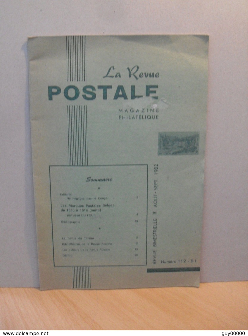 La Revue Postale 1982 Timbre Cachet Marques Postales 1830 à 1914 - Unclassified