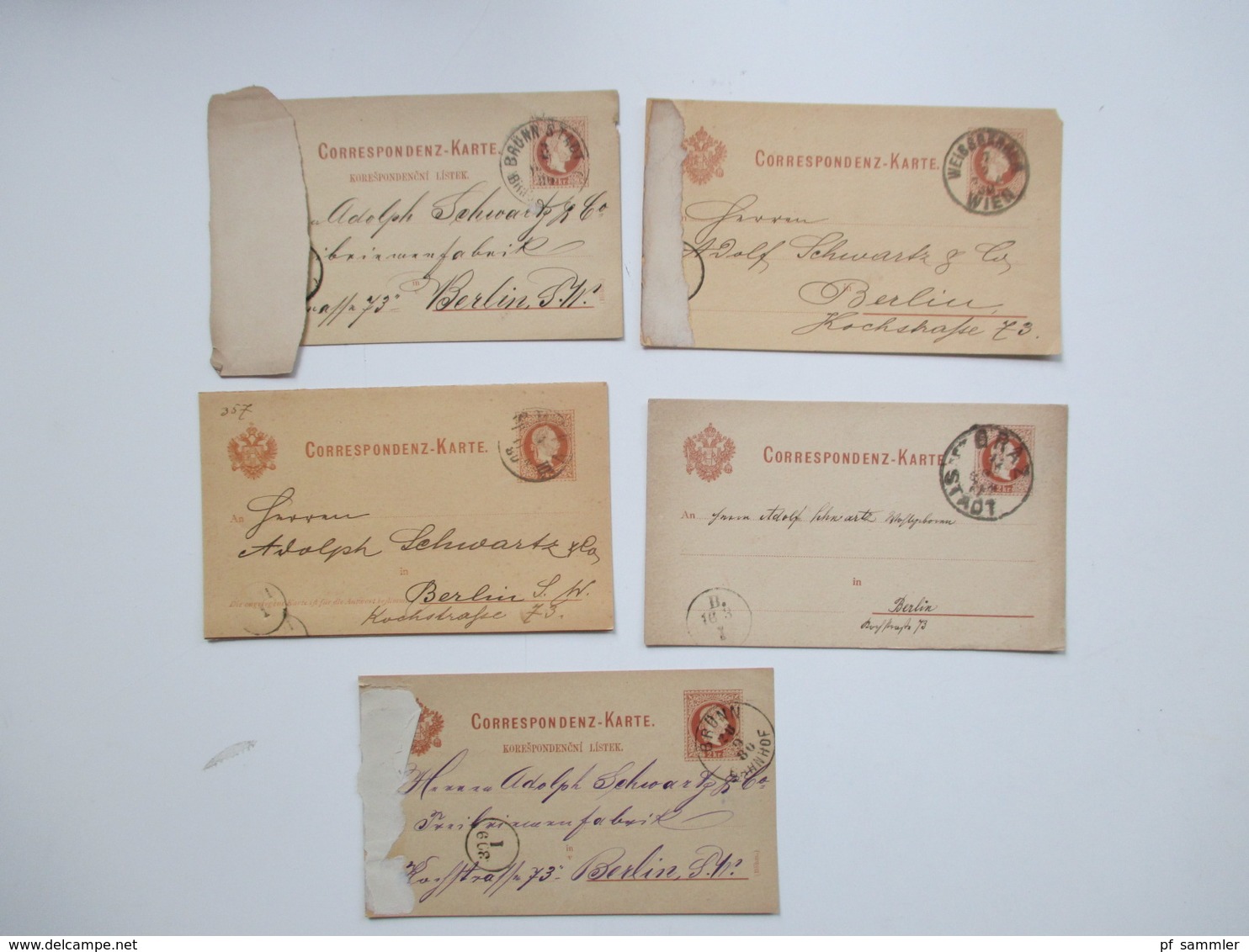 Österreich ab 1877 bis 1970er Jahre Belege / Postkarten / GA. Stöberposten. Viel 1950/60er Jahre! FDC / Bedarf.