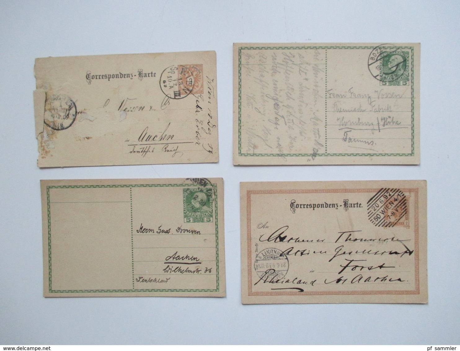 Österreich ab 1877 bis 1970er Jahre Belege / Postkarten / GA. Stöberposten. Viel 1950/60er Jahre! FDC / Bedarf.