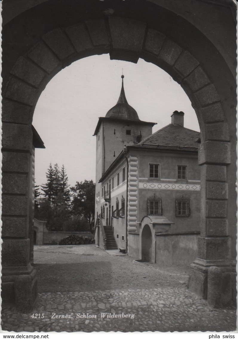 Zernez - Schloss Wildenberg - Photo: Rud. Suter - Otros & Sin Clasificación