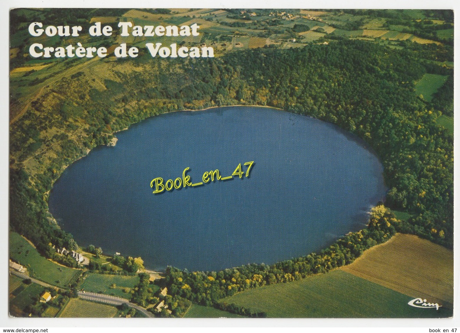 {76466} 63 Puy De Dôme Environs De Manzat , Le Gour De Tazenat , Vue Aérienne - Manzat