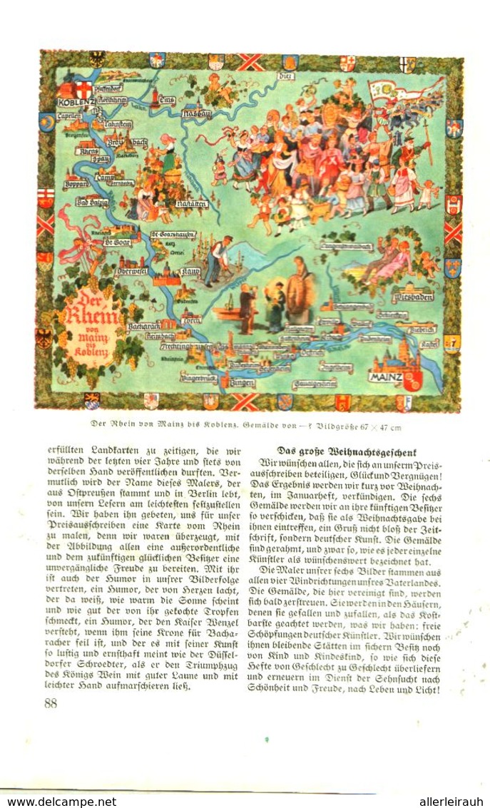 Wer Kennt Unsere Kuenstler (Gemälde Raten)   / Artikel, Entnommen Aus Zeitschrift /1936 - Empaques