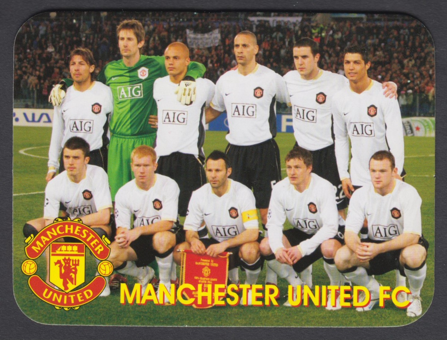 2008-FOOTBALL/SOCCER-MANCHESTER UNITED FC-RUSSIAN CALENDAR - Small : 2001-...